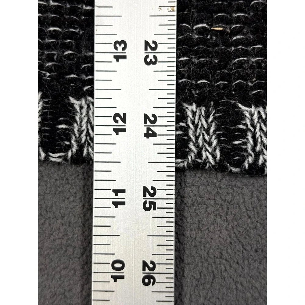 Creazioni Effeci Sweater Women XL Gray Cotton Tight Knit Ribbed Crew Neck Winter - Picture 4 of 8